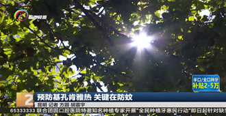 云南广播电视台：预防基孔肯雅热 关键在防蚊